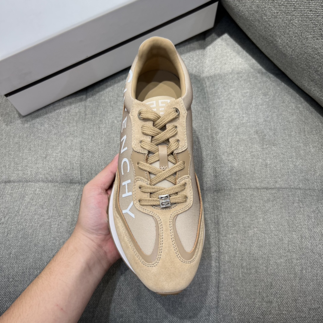 Givenchy GIV Runner Sneakers Beige For Men GVC - Soul Replicas