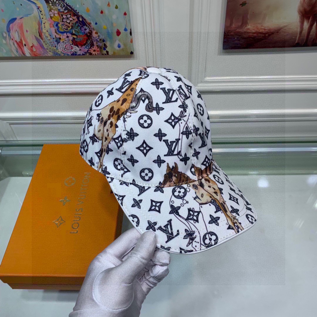 Louis Vuitton Be My Cap White LV Cap - Soul Replicas
