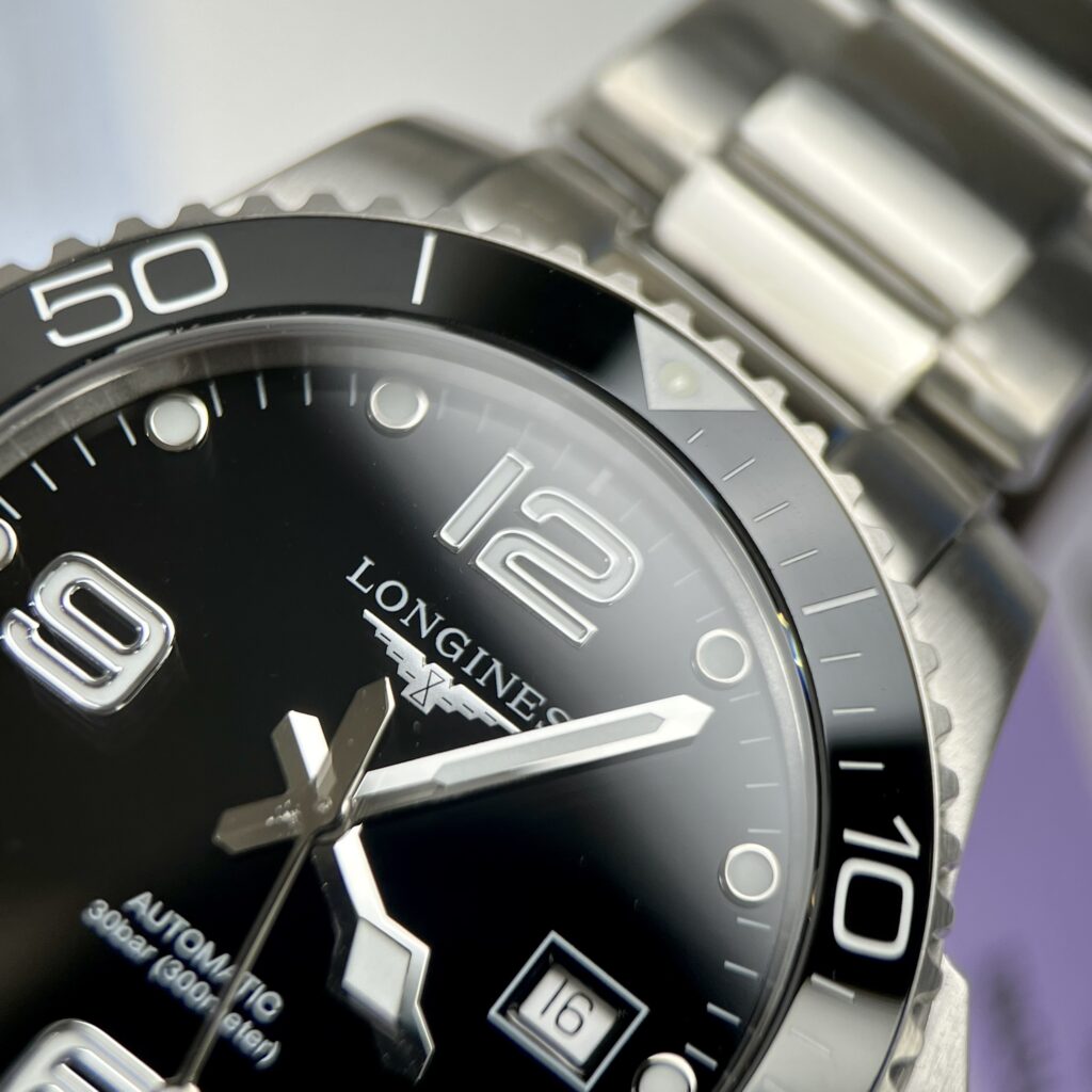 Longines Fake Watches Hydroconquest Black Dial Metal Wire 43mm - Soul Replicas