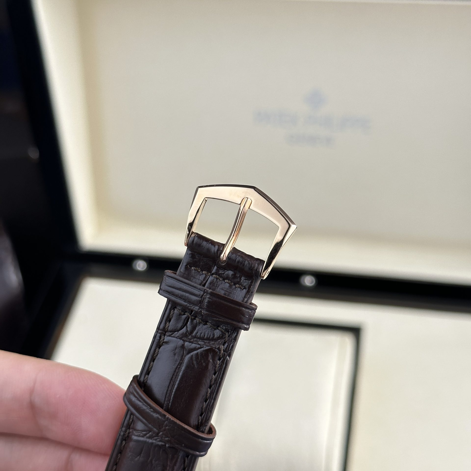 Patek Philippe Replica Watches Calatrava 5227R Leather Strap 3K Factory 39mm - Soul Replicas