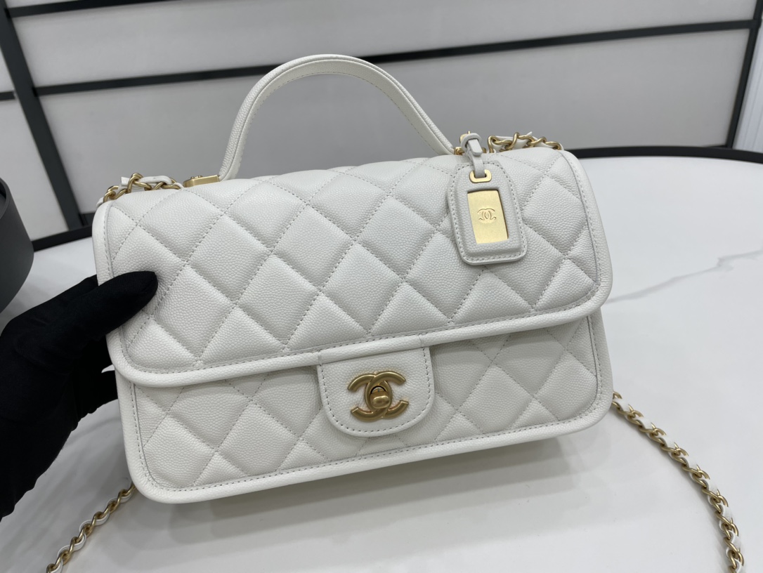 Chanel AS3653 22K Bag White For Women. Women-s Bags 9.8in/25cm - Soul Replicas