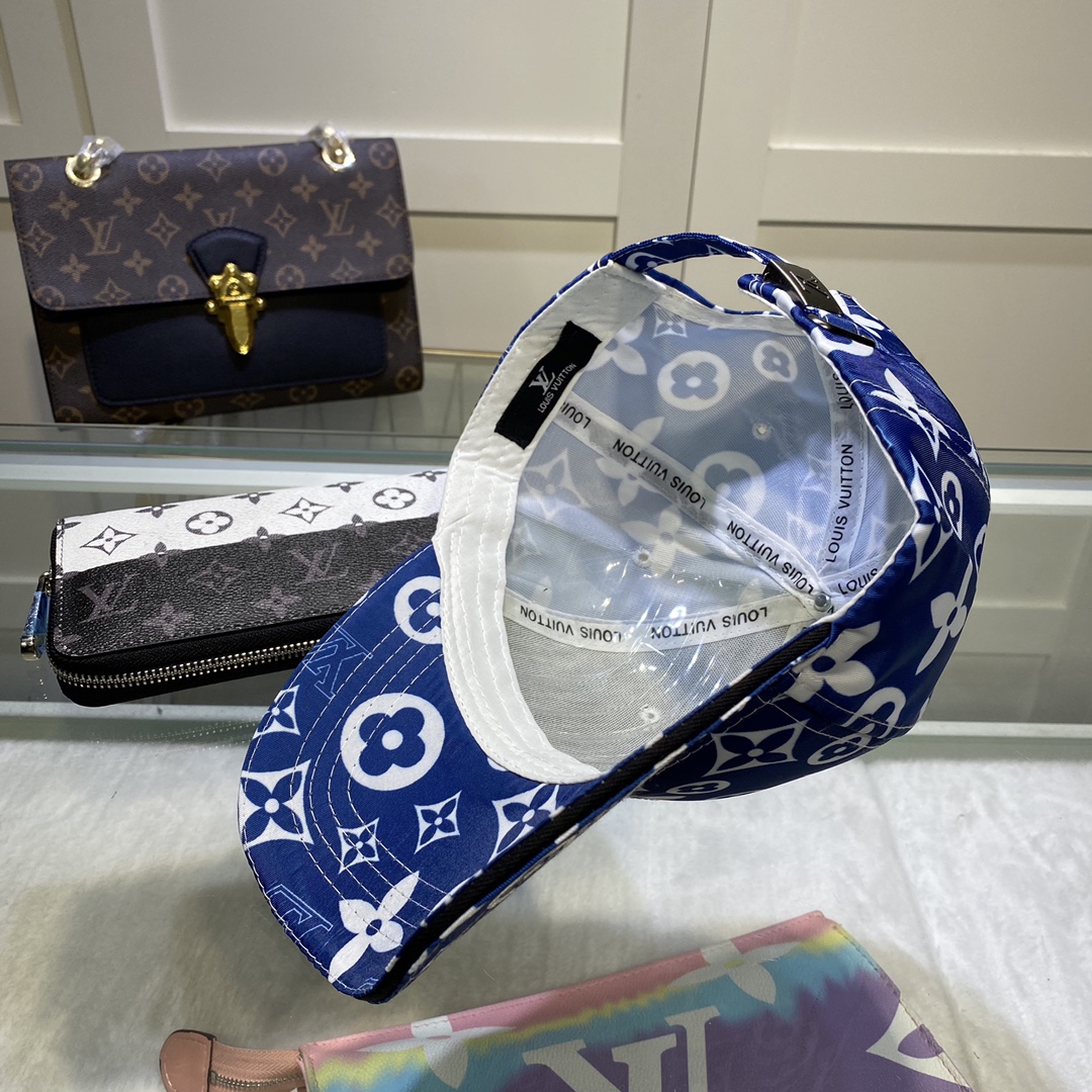 Louis Vuitton Monogram Shadow Cap In Blue - Soul Replicas