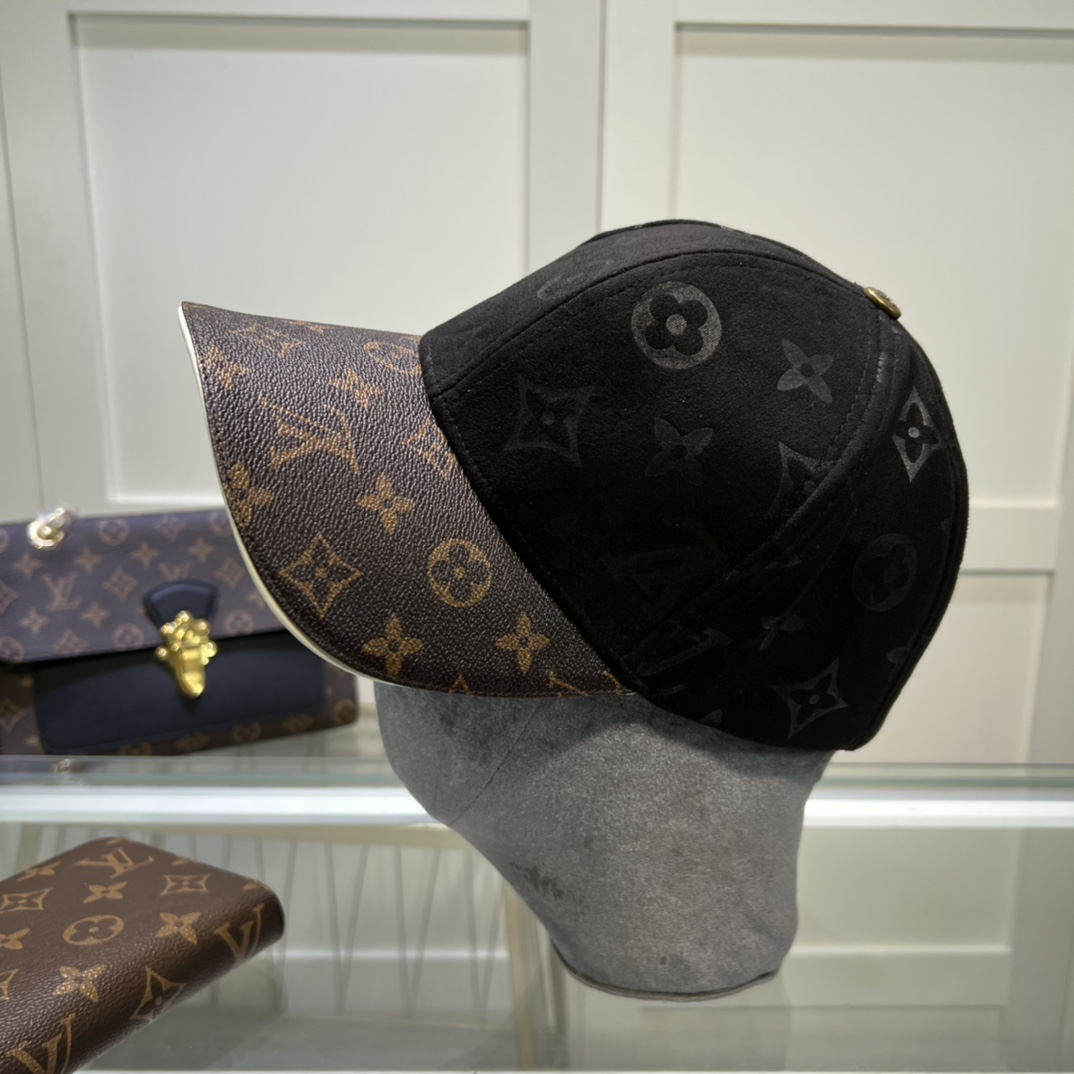 Louis Vuitton LV Get Ready Cap Monogram Black LV Cap - Soul Replicas