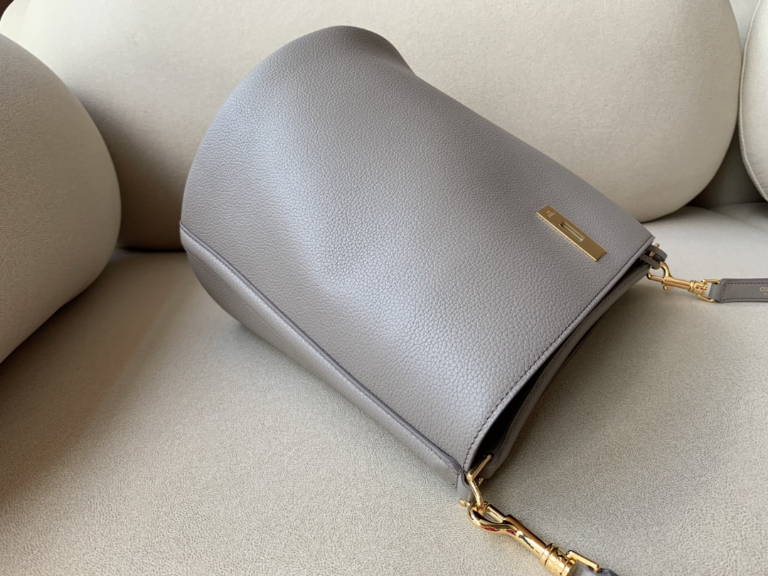 Celine Bucket 16 Bag Grey For Women 10in/25cm   - Soul Replicas
