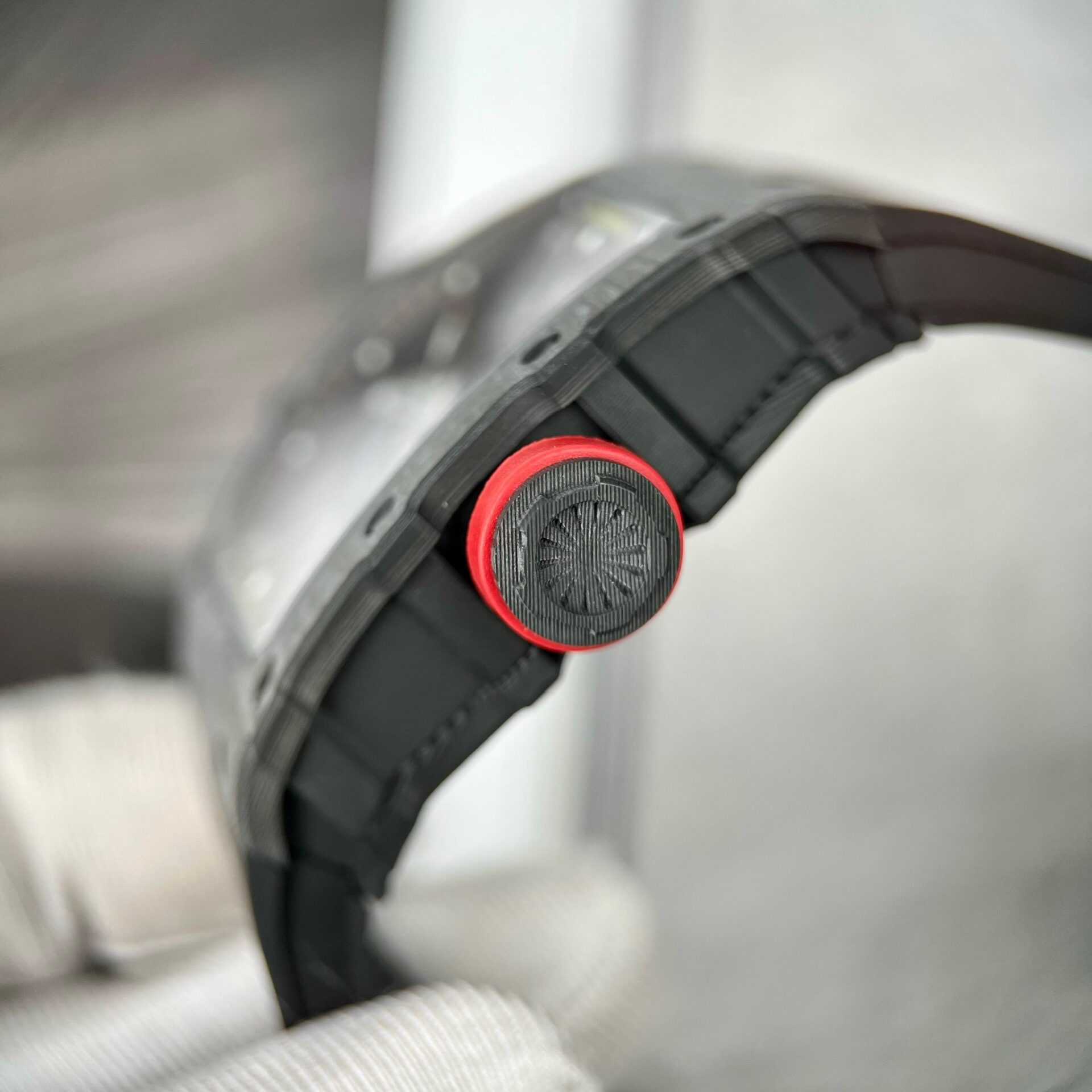 Richard Mille RM35-01 Replica Watch Full Carbon Rubber Strap BBR Factory 44mm - Soul Replicas