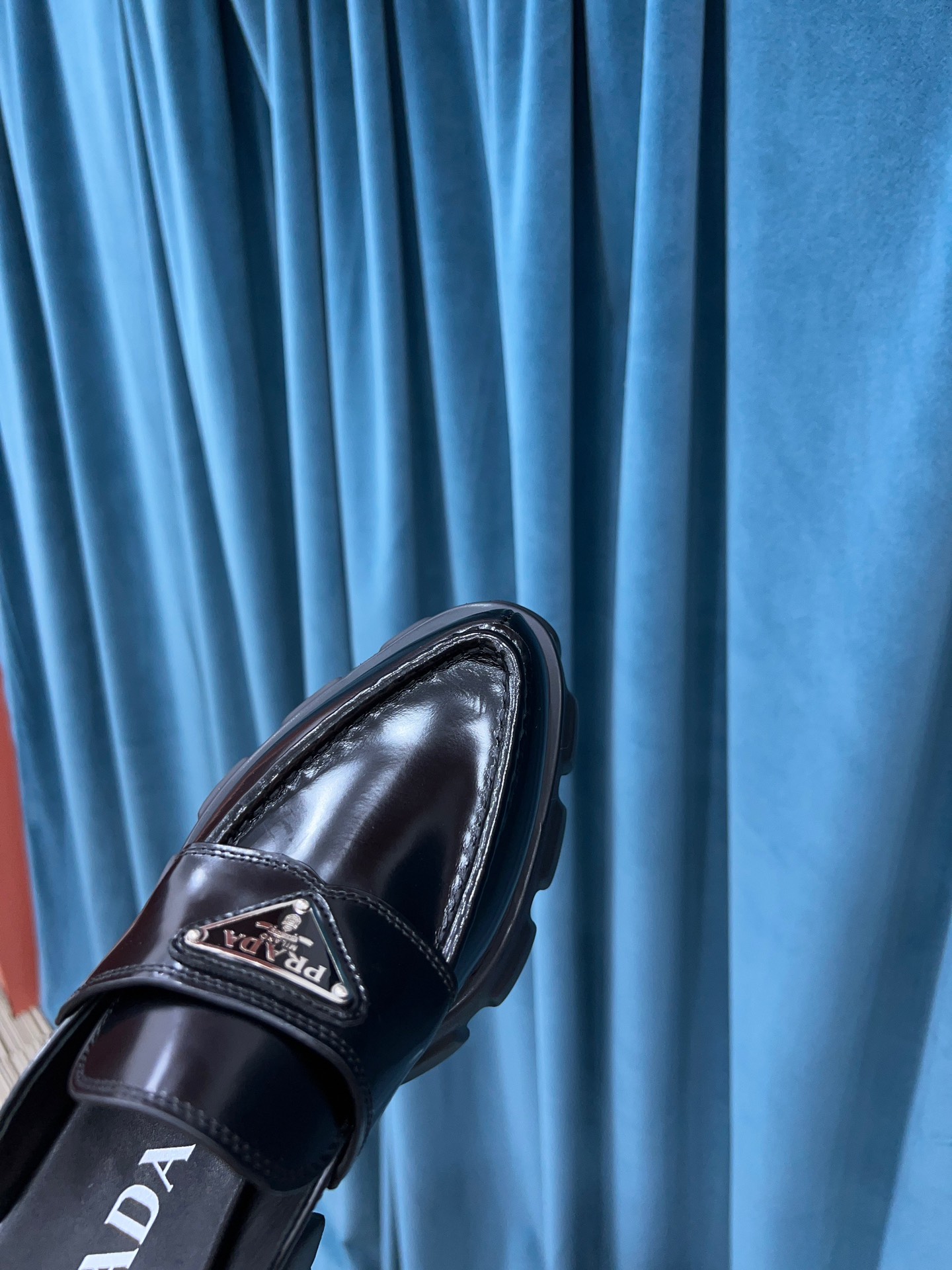 Prada Chocolate Brushed Mules Black For Women 2.4in/60mm Prada - Soul Replicas