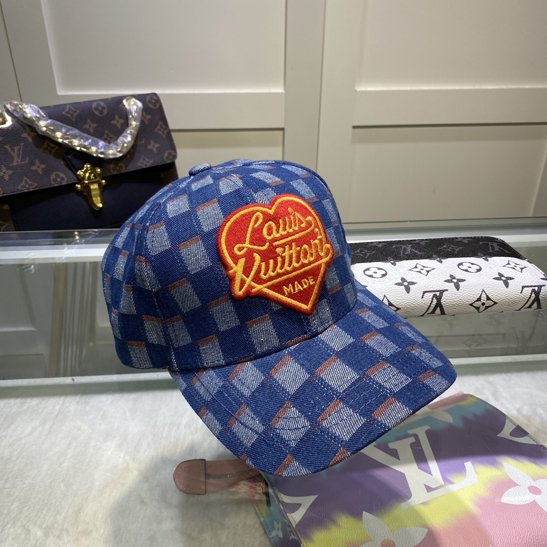 Louis Vuitton Be My Cap In Blue - Soul Replicas