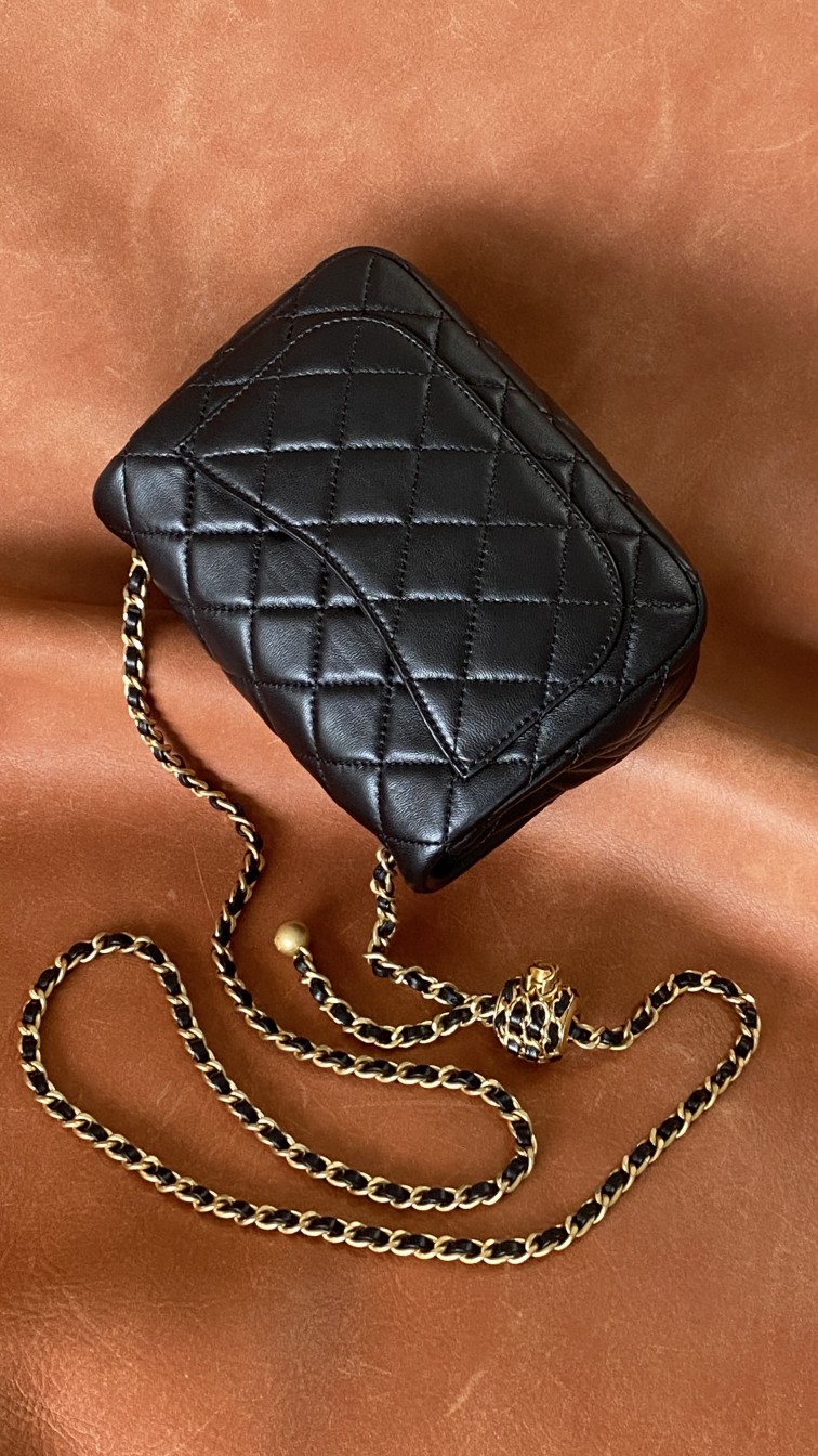 Chanel Classic Bag Black For Women. Women-s Bags 7.1in/18cm - Soul Replicas