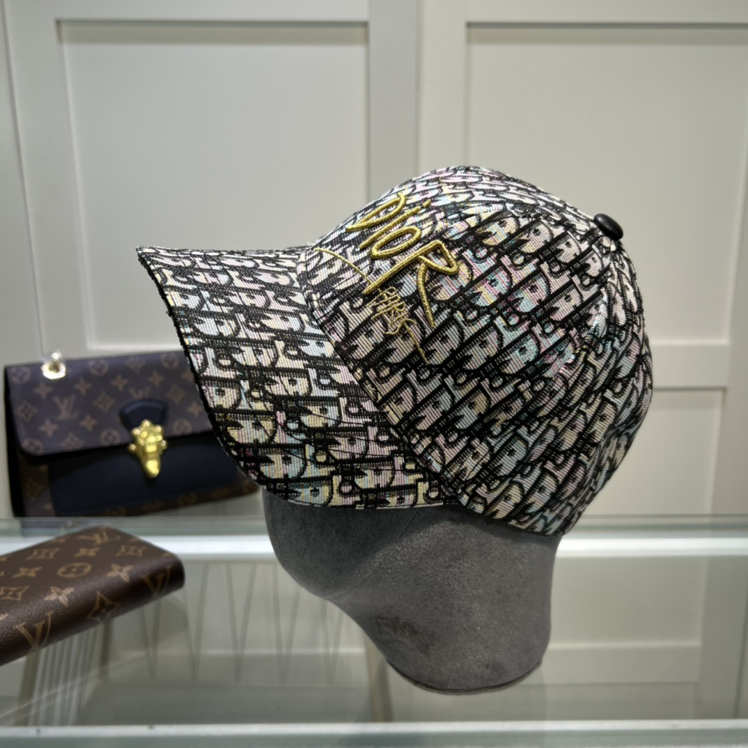 Christian Dior Jack Dior Baseball Cap Black Cap - Soul Replicas