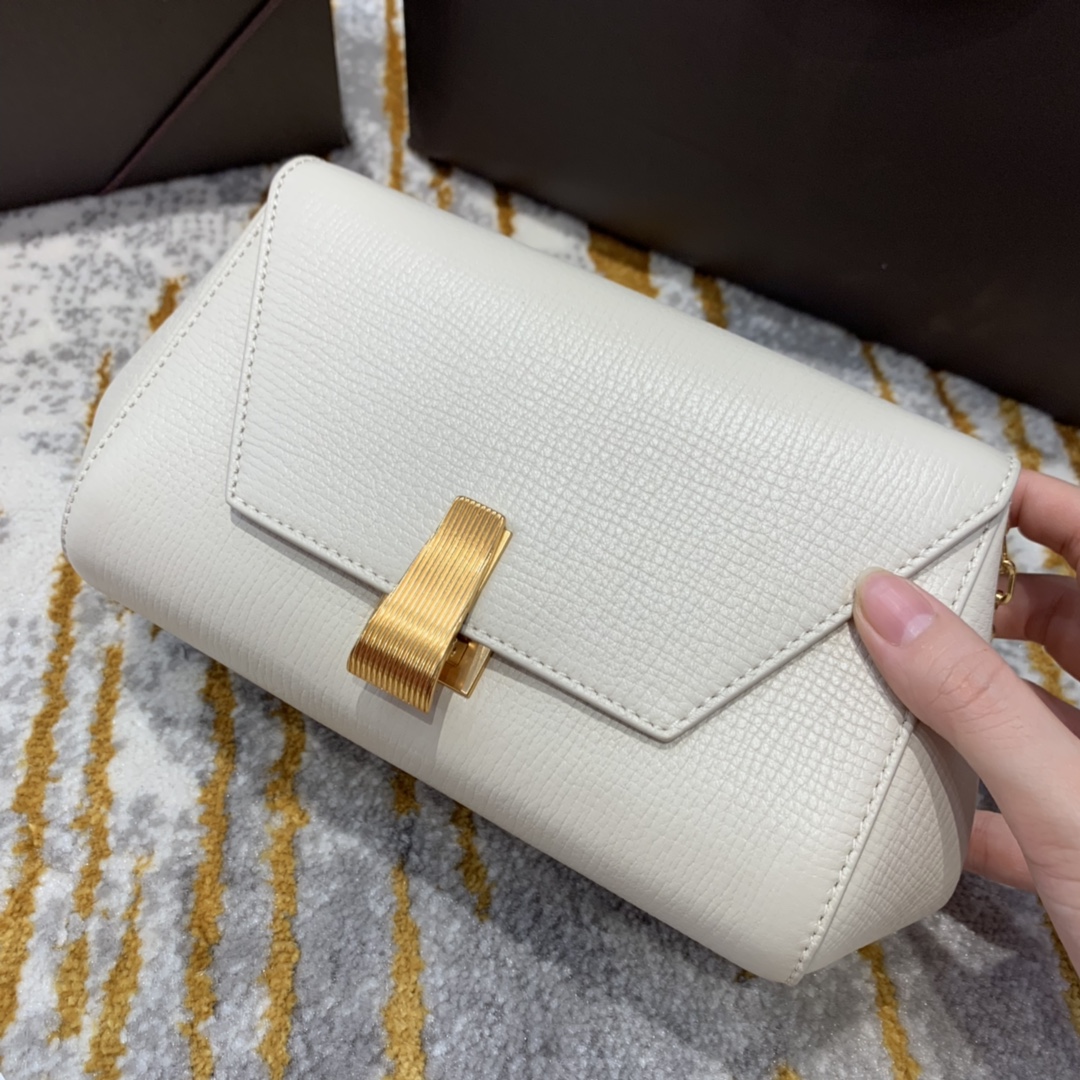 Bottega Veneta Mini Angle Palmellato Bag White. For Women. Women's Bags 7.5in/19cm - Soul Replicas