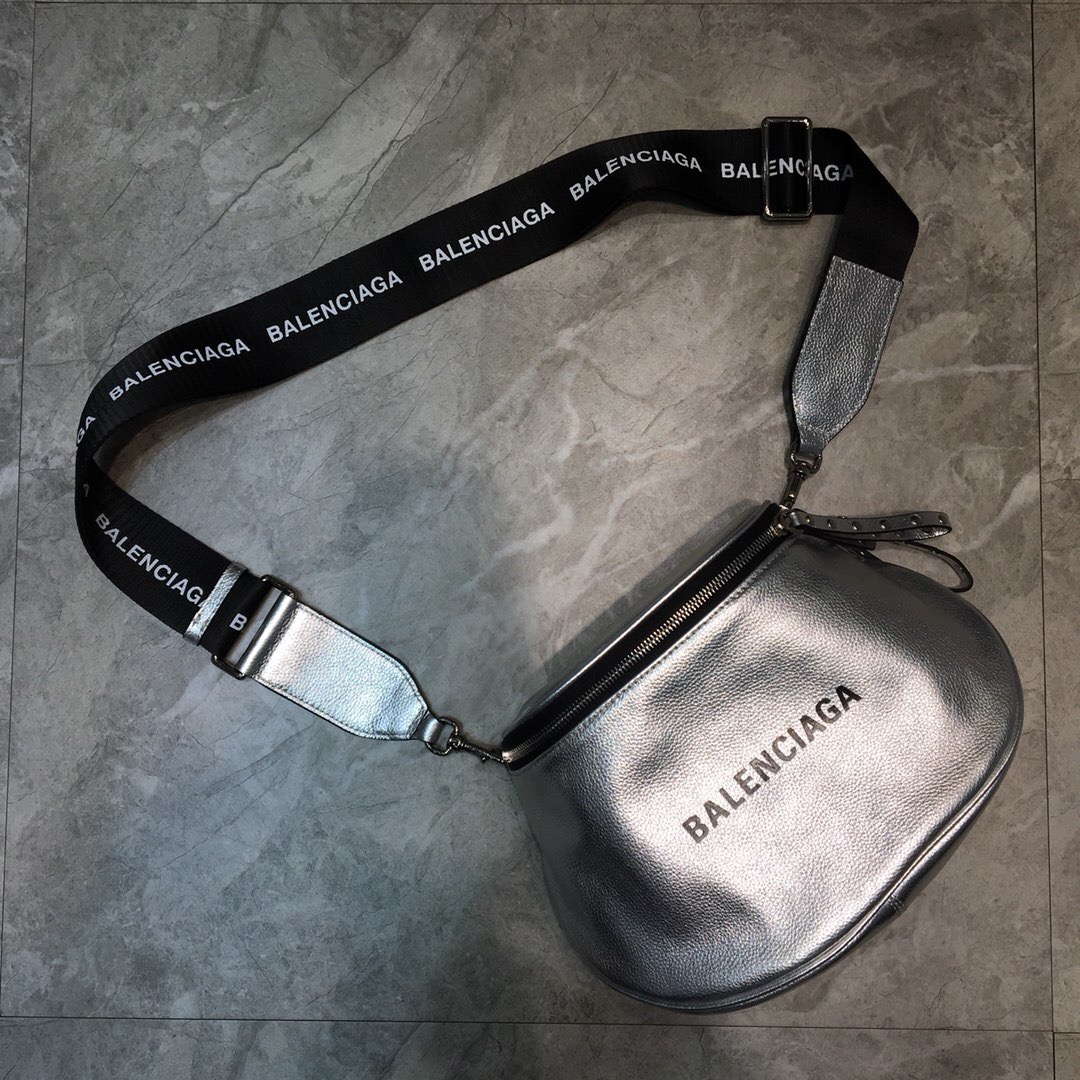Balenciaga Sling Bag In Sliver. For Women. Women-s Bags 9.1in/23cm - Soul Replicas