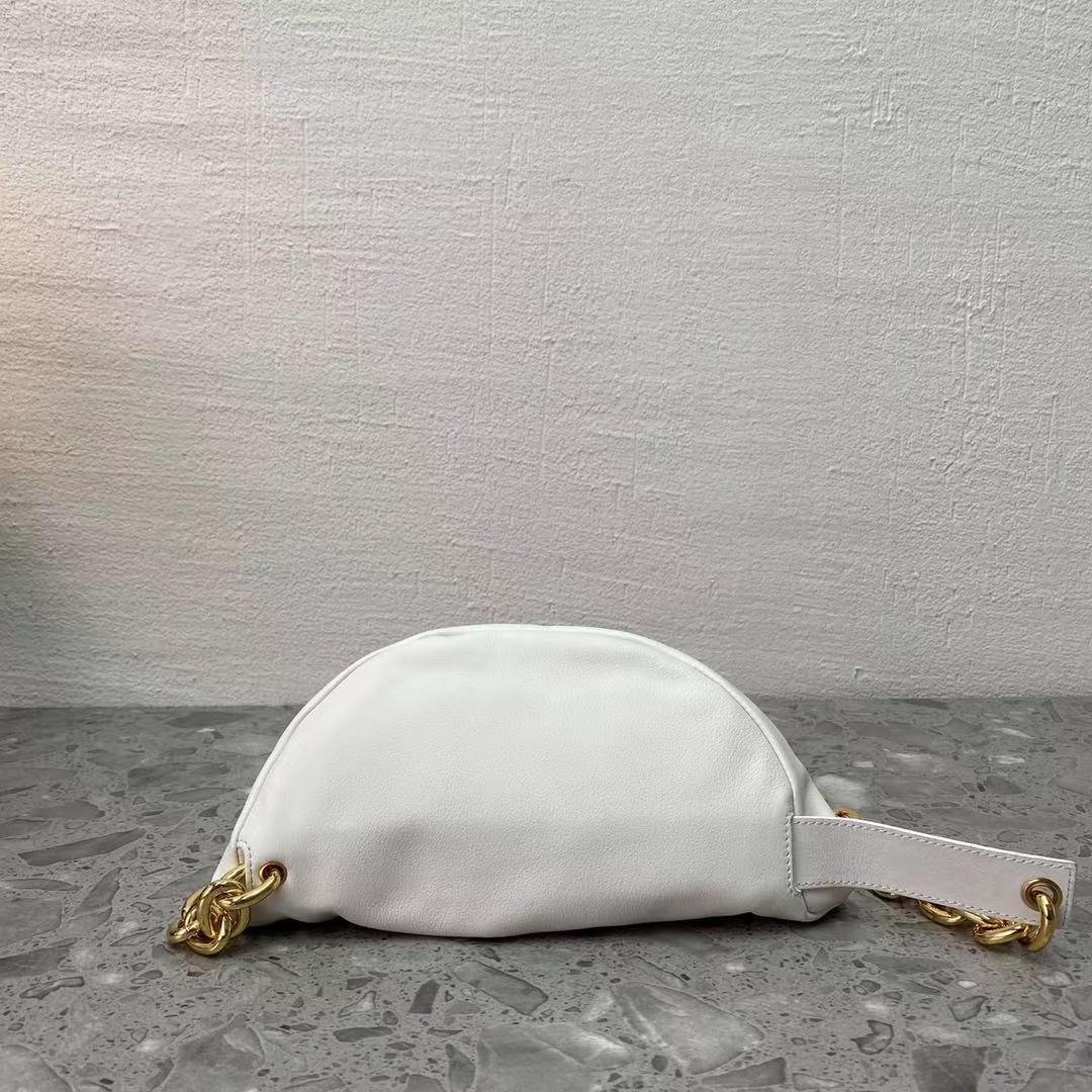 Bottega Veneta Chain Pouch White. For Women. Women's Bags 12.2in/31cm - Soul Replicas