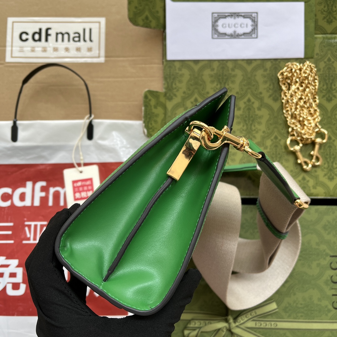 Gucci Matelassé Small Bag Green For Women. Women-s Bags 10.2in/26cm Gucci‎ - Soul Replicas