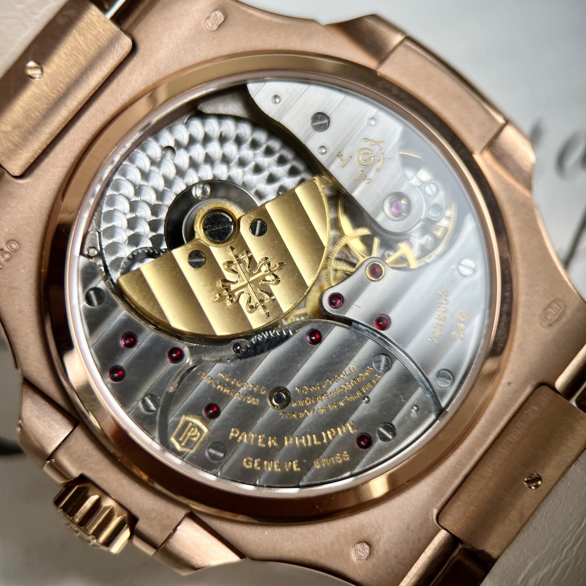 Patek Philippe Replica Watch Nautilus 5712R Chocolate Dial Gold Wrapped 40mm - Soul Replicas