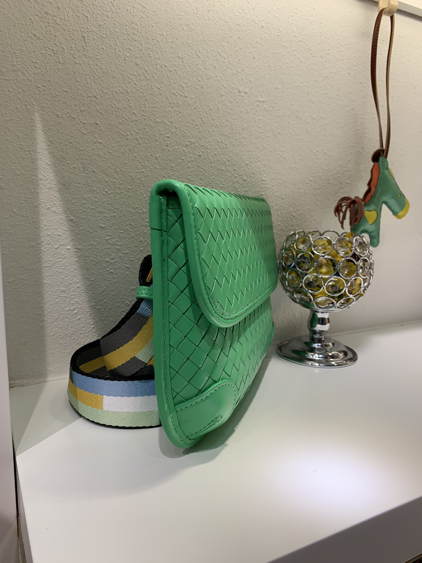 Bottega Veneta Functional Chest Bag Green. For Women. Women-s Bags 10.2in/26cm - Soul Replicas