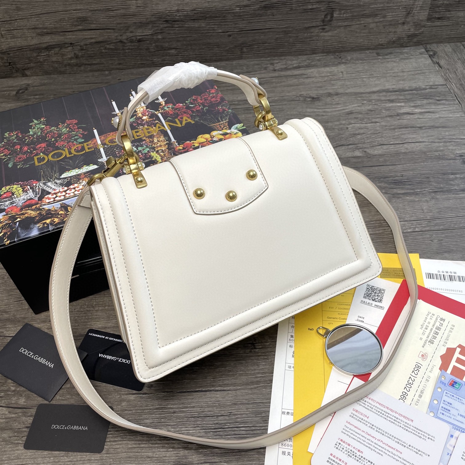 Dolce & Gabbana DG Girls Bag In Quilted Nappa White For Women 10.6in/27cm DG - Soul Replicas