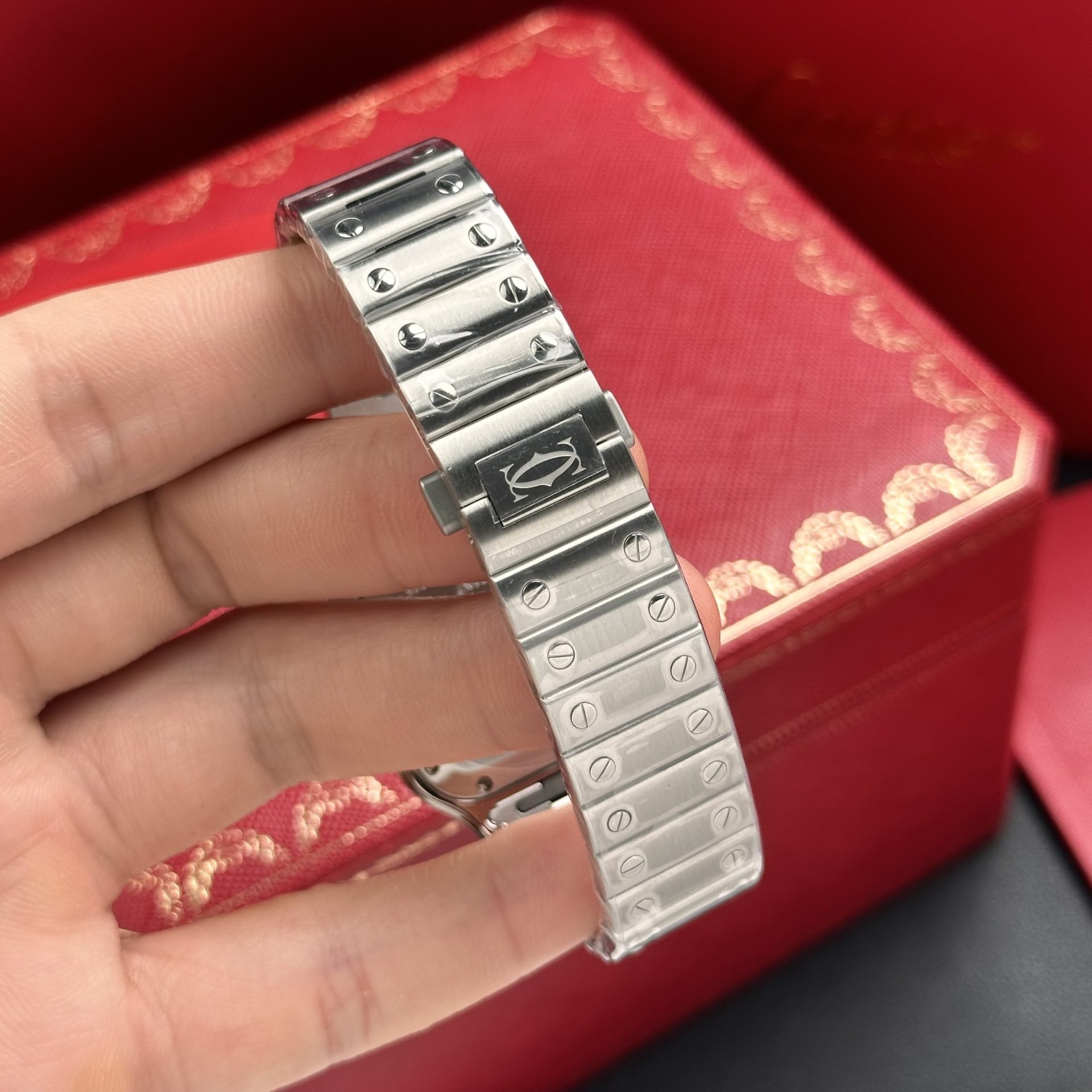 Cartier Replica Watch Santos WSSA0063 Blue Dial BV Factory 35mm - Soul Replicas