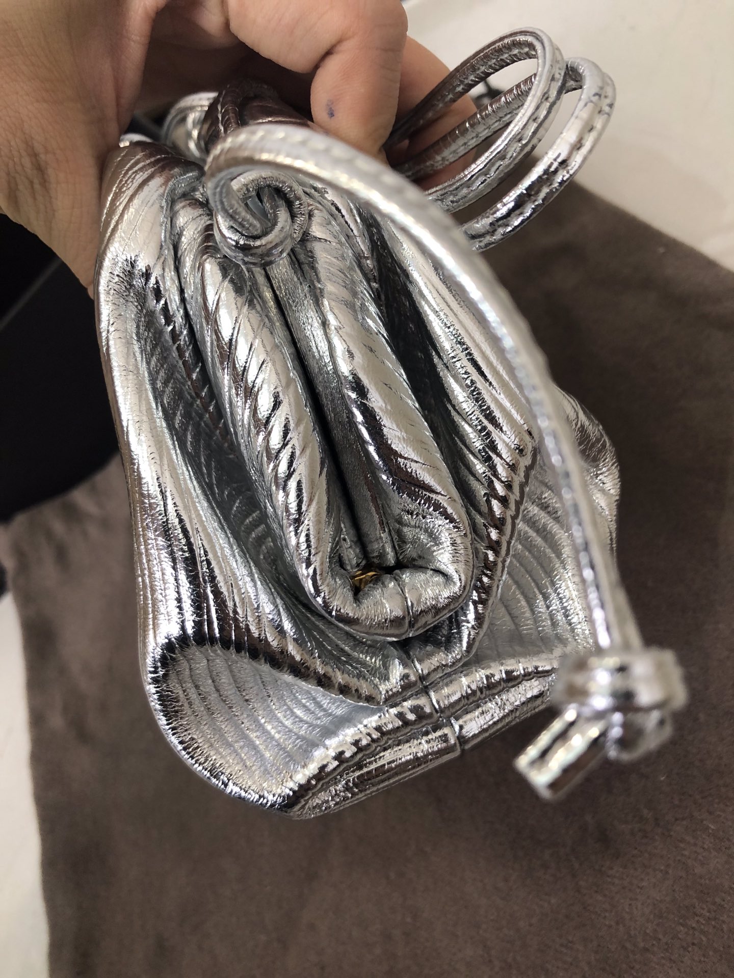 Bottega Veneta Clutch Sliver. For Women. Women-s Bags 8.7in/22cm - Soul Replicas