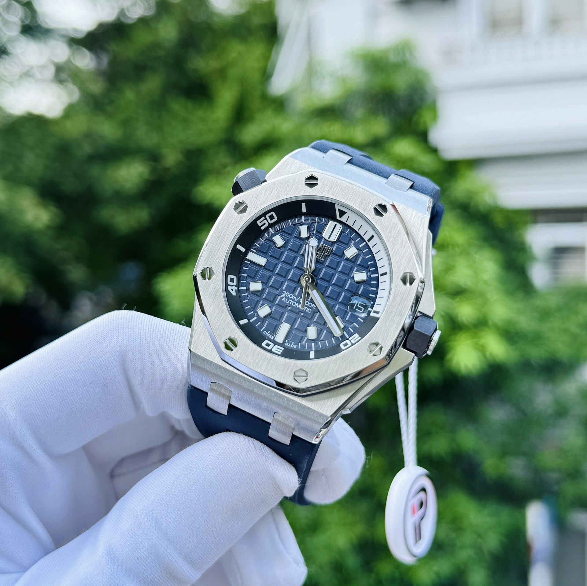 Audemars Piguet Replica Watch Royal Oak 15720ST Blue Dial IP Factory 41mm - Soul Replicas