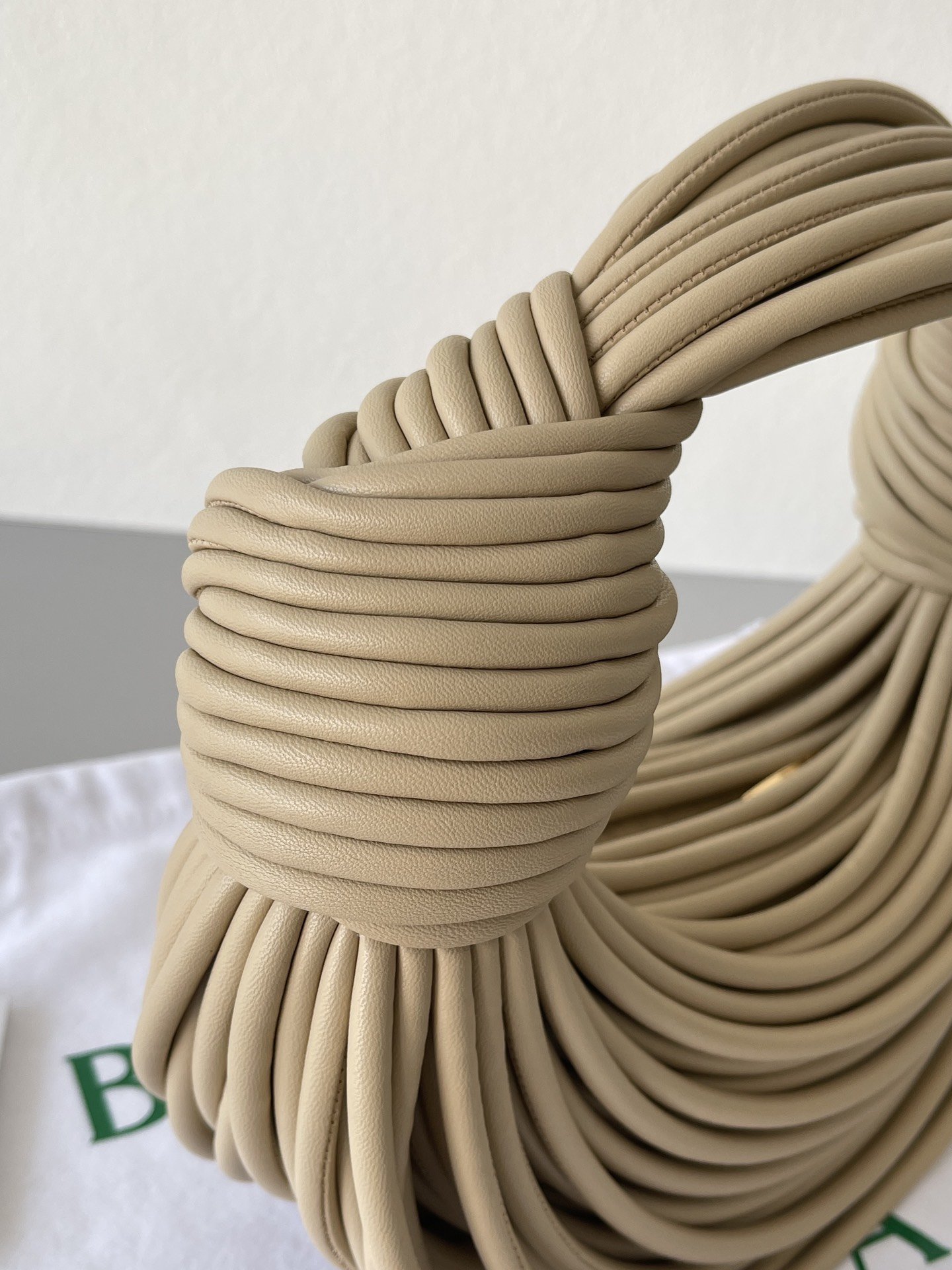 Bottega Veneta Double Knot Beige. For Women. Women-s Bags 9.8in/25cm 680934V1H109776 - Soul Replicas