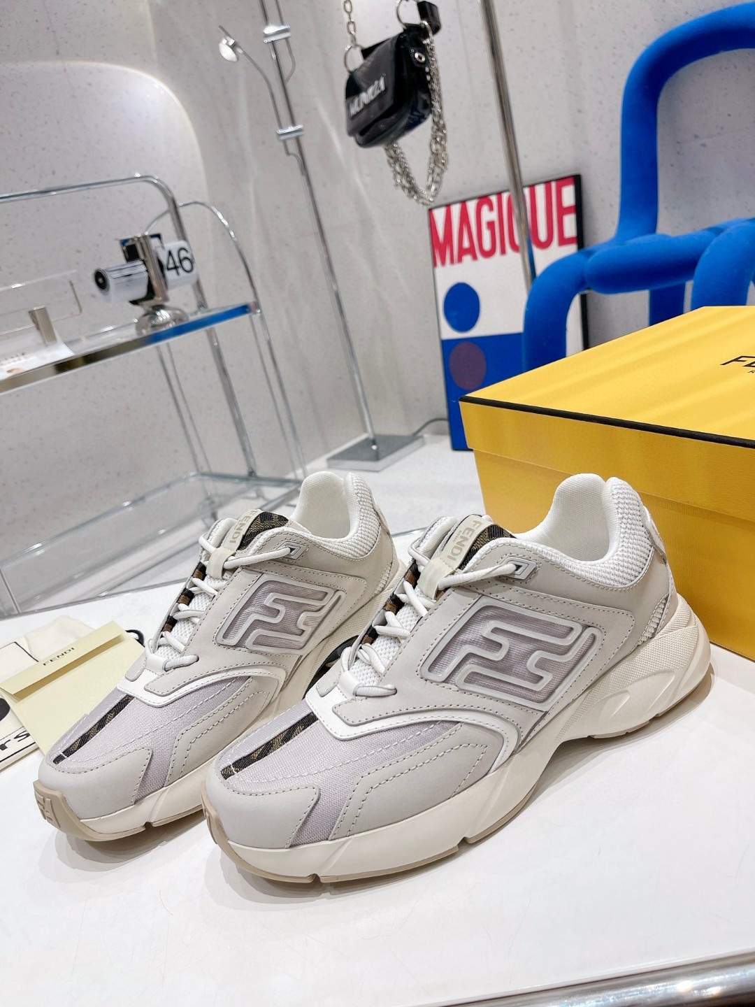 Fendi Nubuck Faster Violet For Women - Soul Replicas