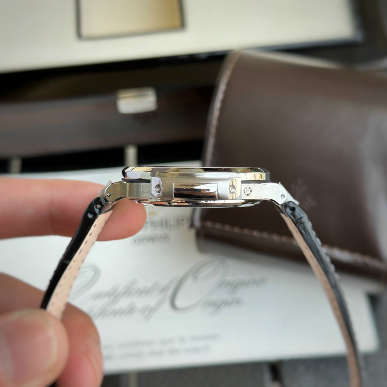 Patek Philippe 5712 Replica Watch Grey Dial GR Factory 40mm - Soul Replicas