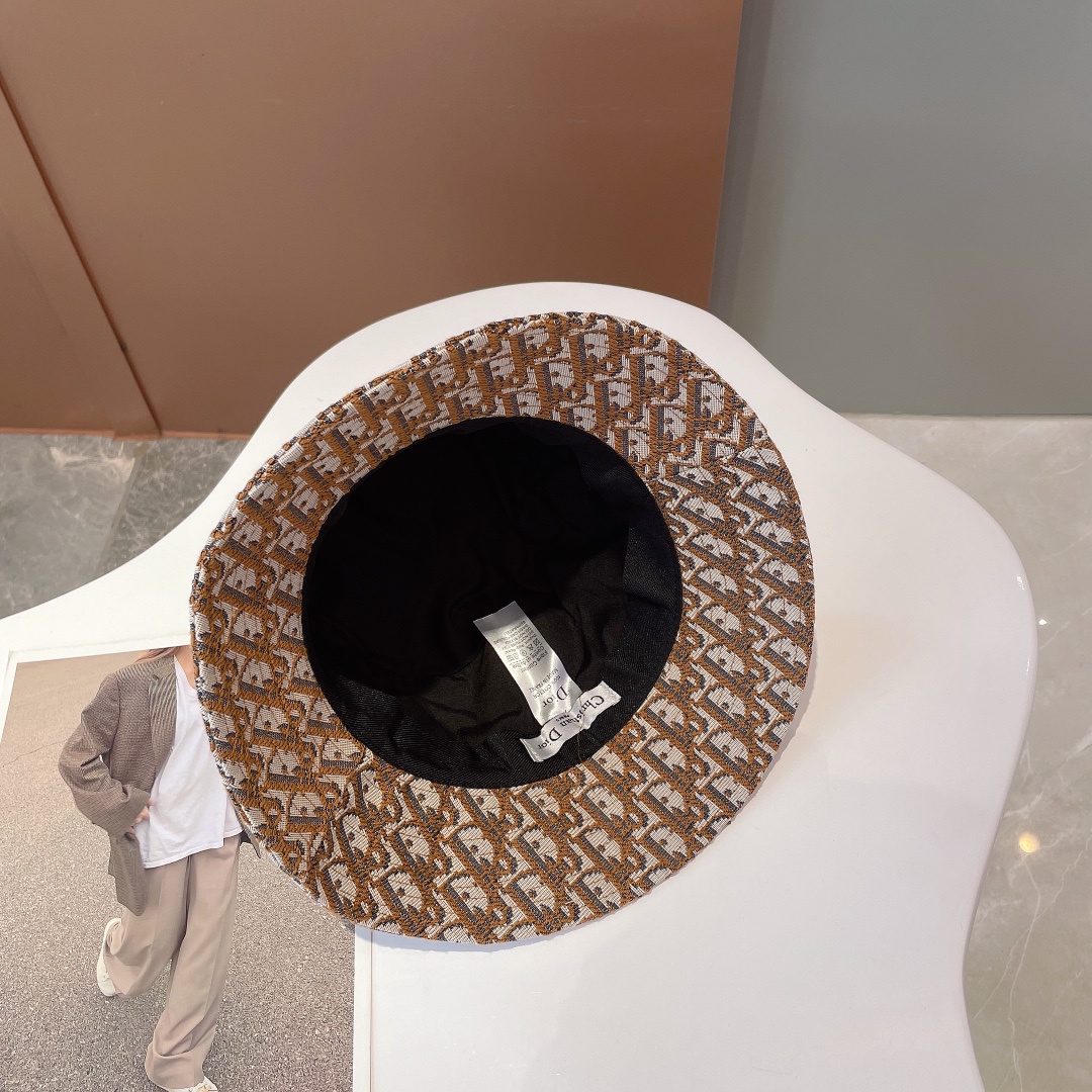 Christian Dior Jack Dior Bucket Hat Brown Hat - Soul Replicas