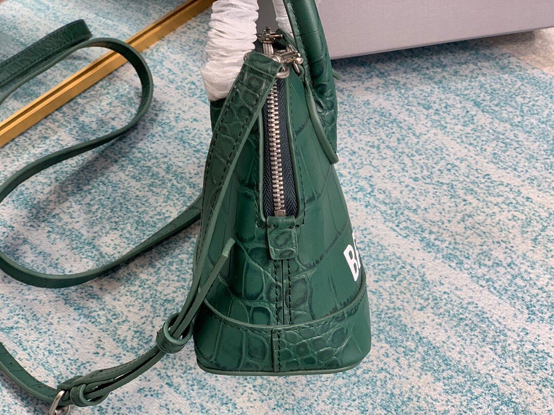Balenciaga Ville Mini Handbag In Dark Green. For Women. Women-s Bags 4.7in/12cm - Soul Replicas