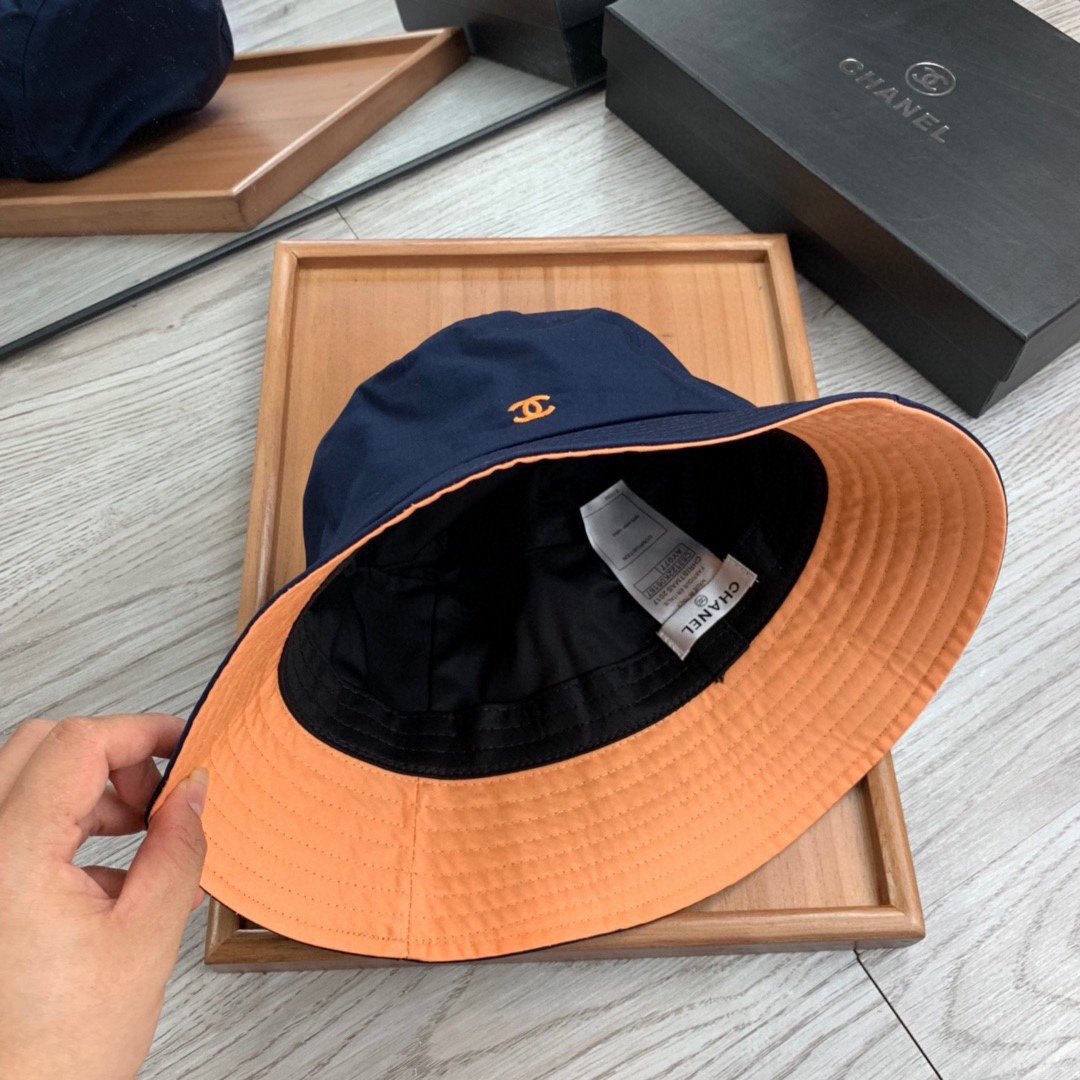 Chanel Cloche Hat Blue Chanel Hat - Soul Replicas