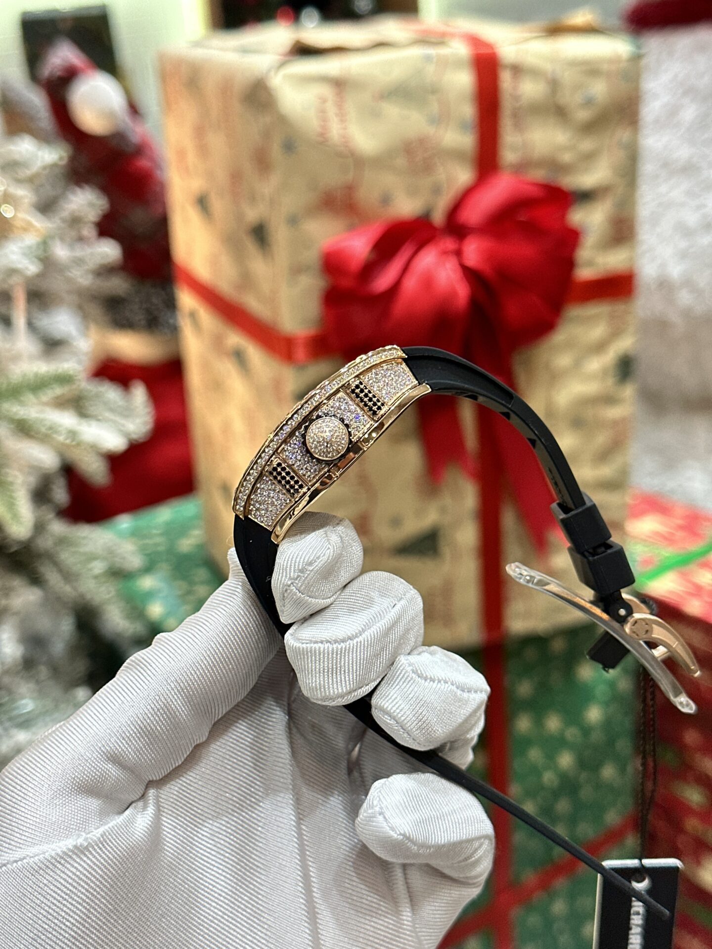 Richard Mille Replica Watch RM51-02 Rose Gold Rubber Strap 40mm - Soul Replicas