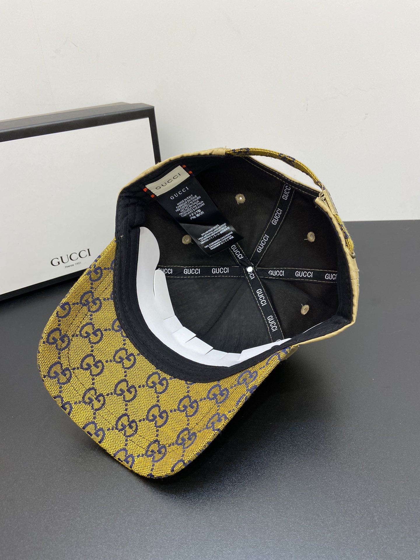 Gucci Baseball Hat Yellow Gucci Hat - Soul Replicas