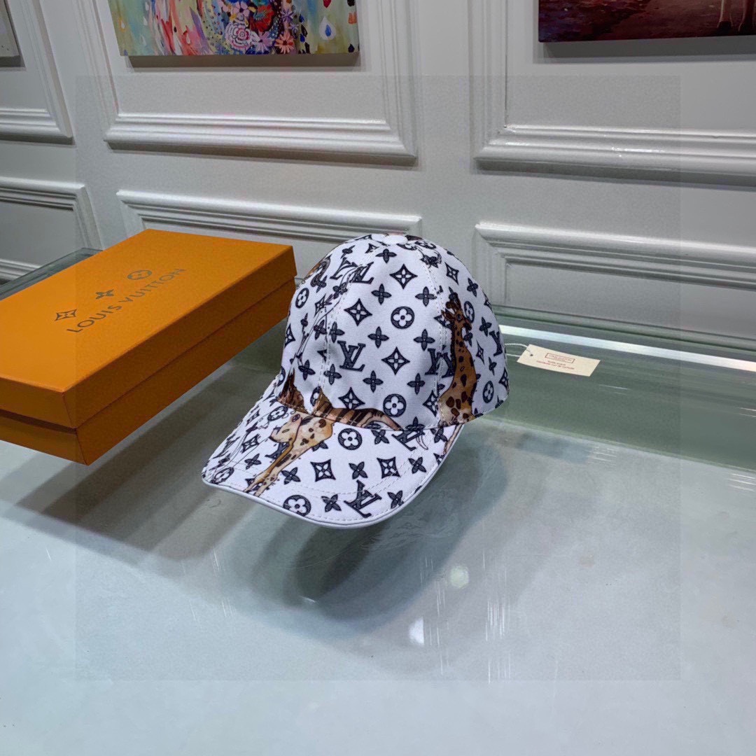 Louis Vuitton Be My Cap White LV Cap - Soul Replicas