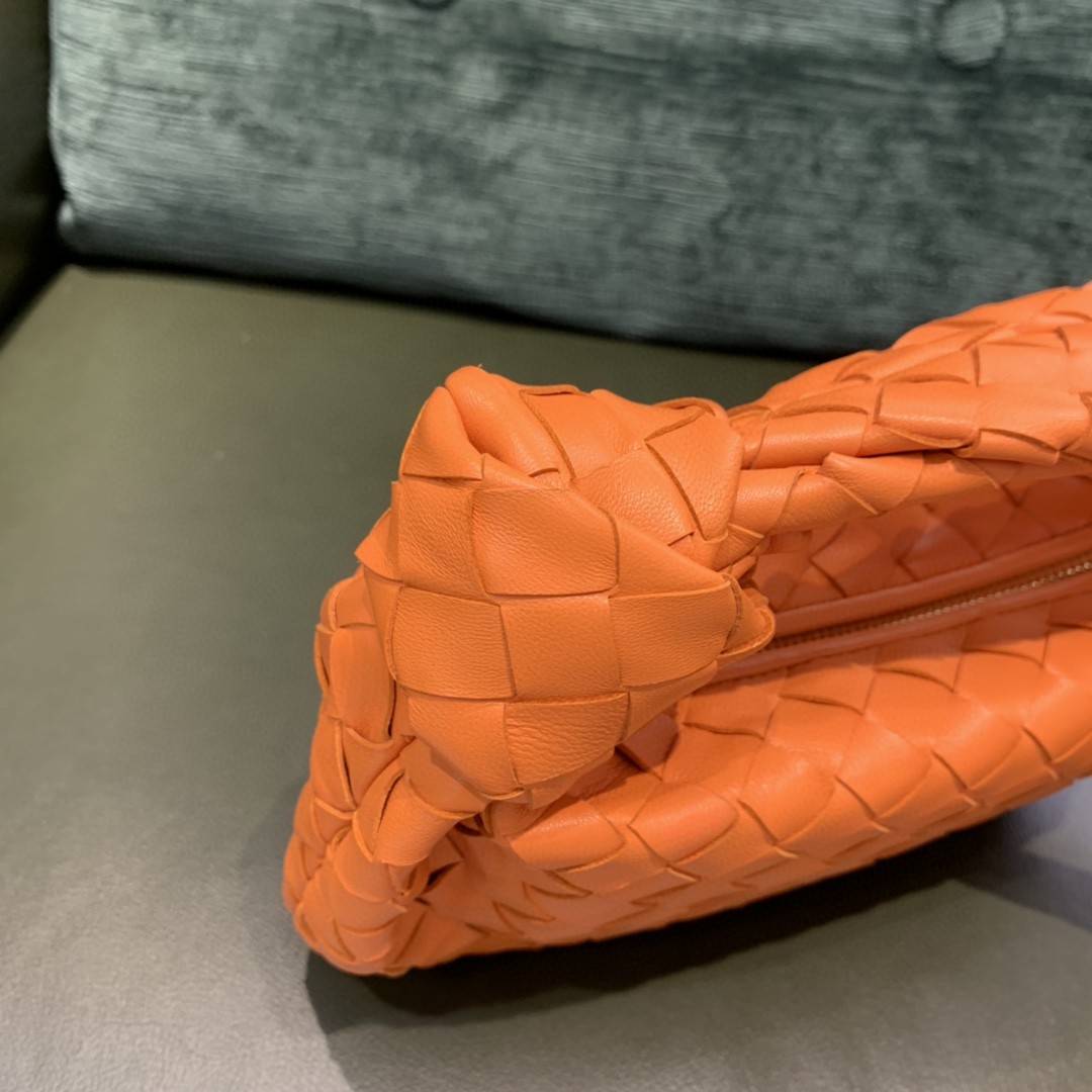 Bottega Veneta Mini Jodie Bag For Women 11in/28cm In Tangerine 651876VCPP57003 - Soul Replicas