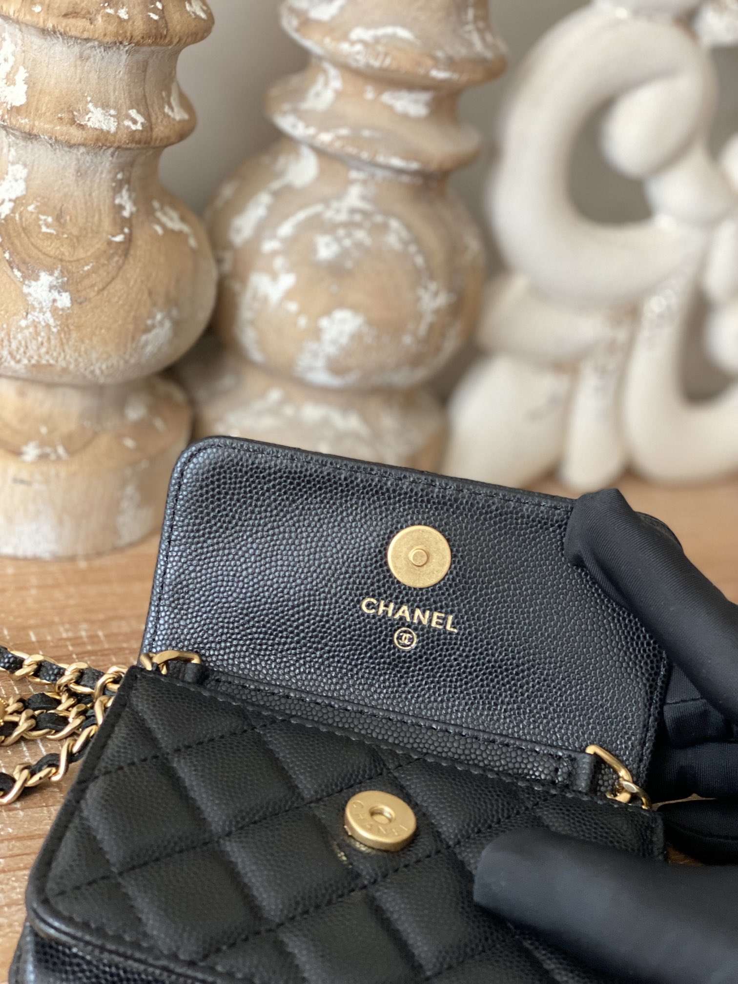 Chanel Clutch With Chain Black For Women. Women-s Bags 4.8in/12.3cm AP2857 B08447 94305 - Soul Replicas