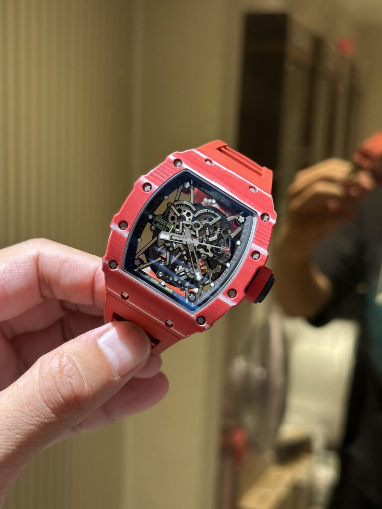 Richard Mille RM35-02 Replica 11 Watch Carbon Fiber Red 45mm - Soul Replicas