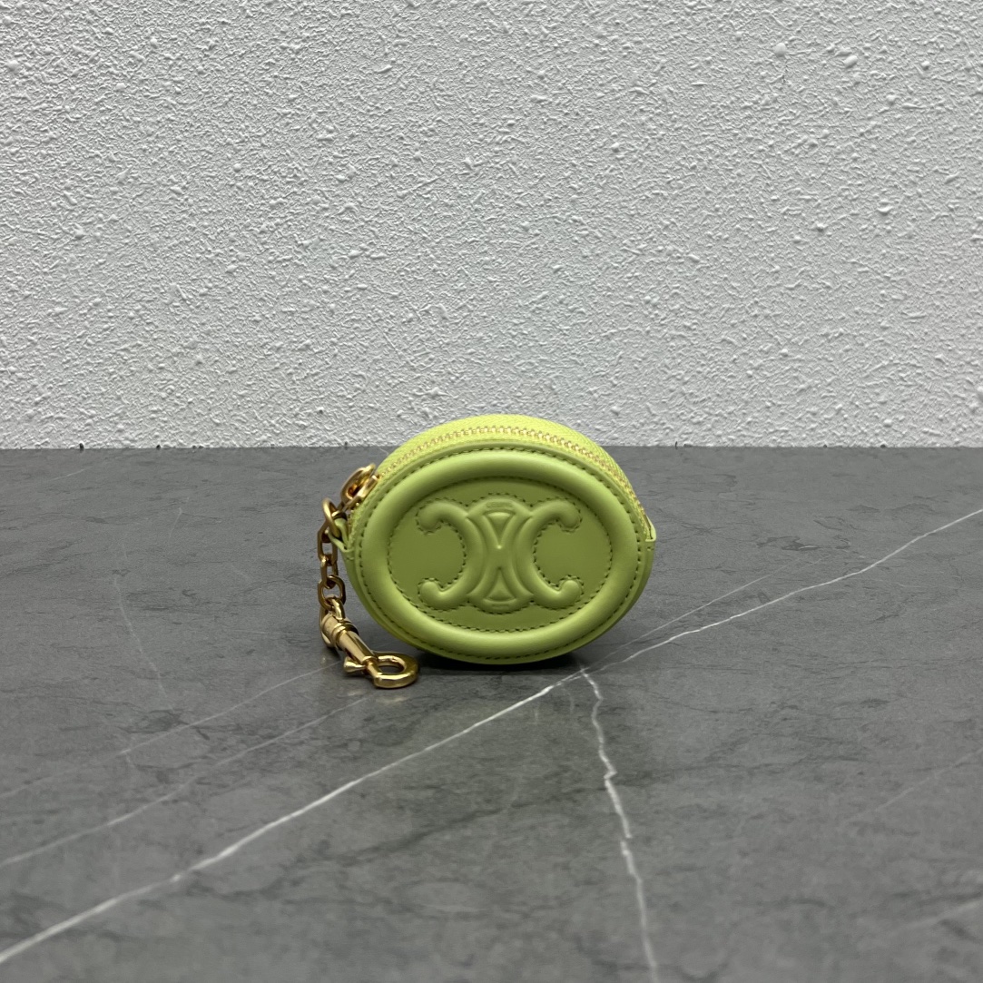 Celine Pulse Cuir Triopee With Hooks - Soft Green For Women 3in/8cm  - Soul Replicas