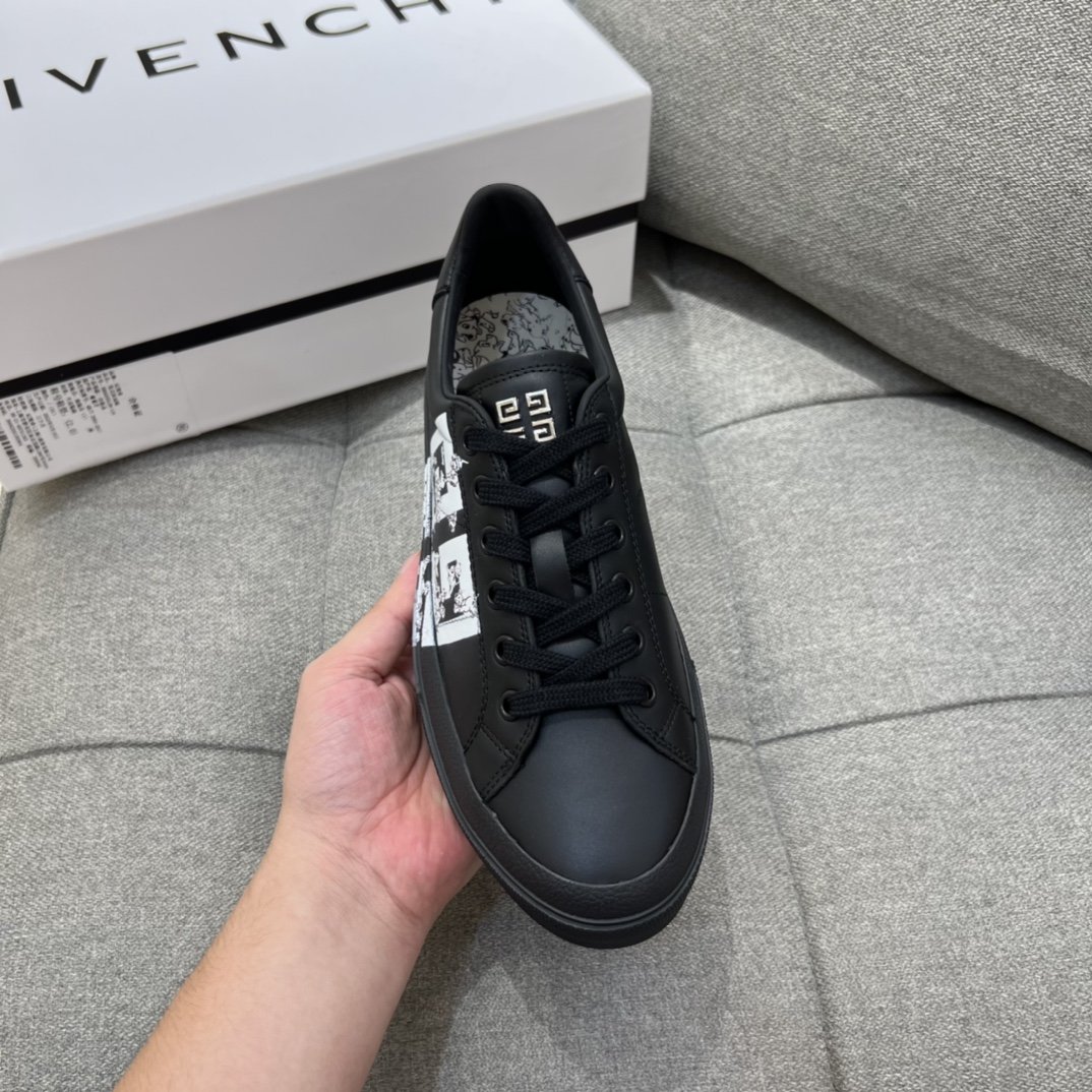 Givenchy City Sport 101 Dalmatians Sneakers Black For Men GVC - Soul Replicas