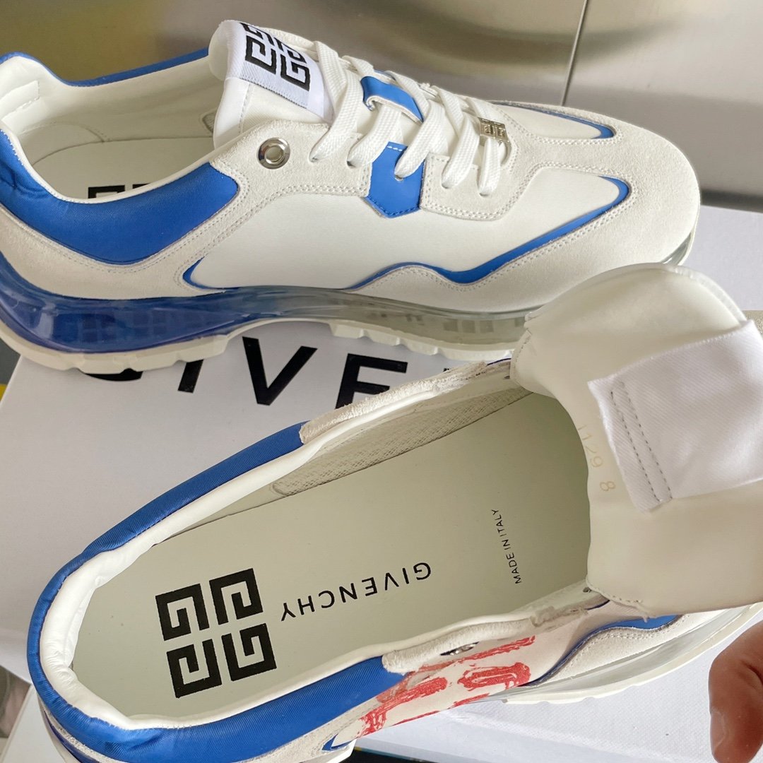 Givenchy Air Cushion Sneakers Blue For Men GVC - Soul Replicas