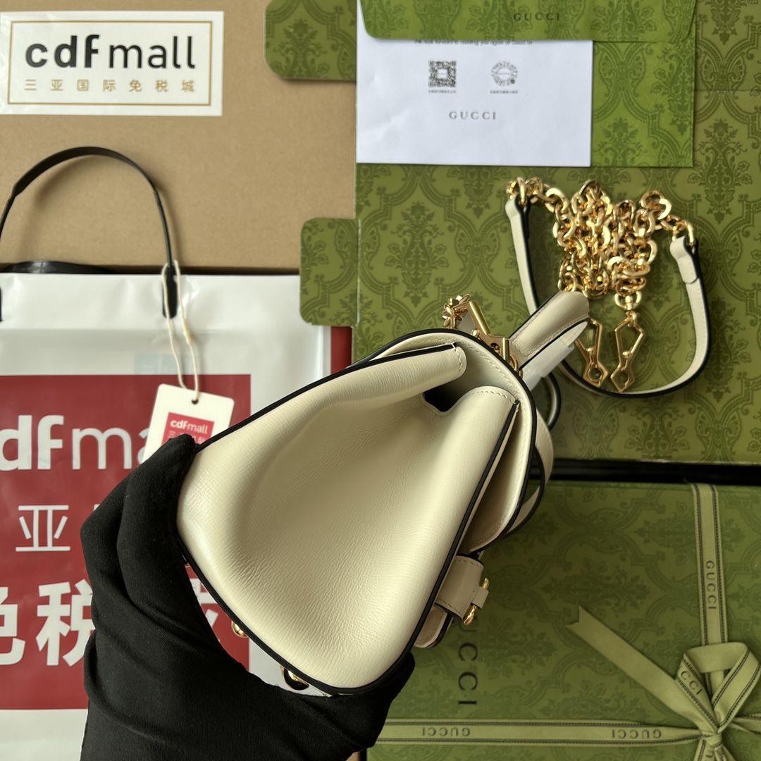 Gucci Ophidia Gucci Horsebit 1955 Mini Bag White For Women. Women-s Bags 8.6in/22cm Gucci - Soul Replicas