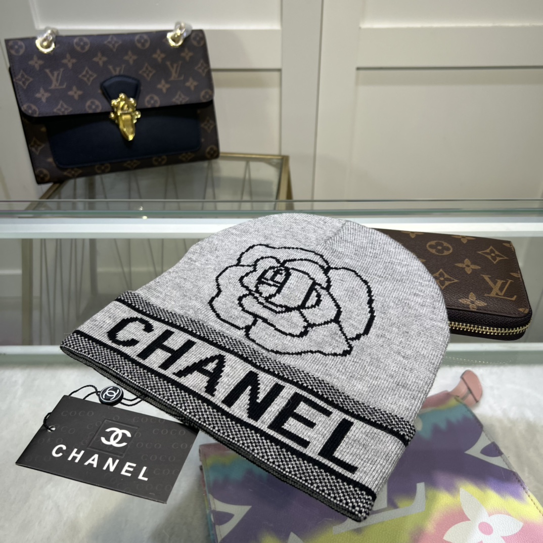 Chanel Beanie In Grey - Soul Replicas