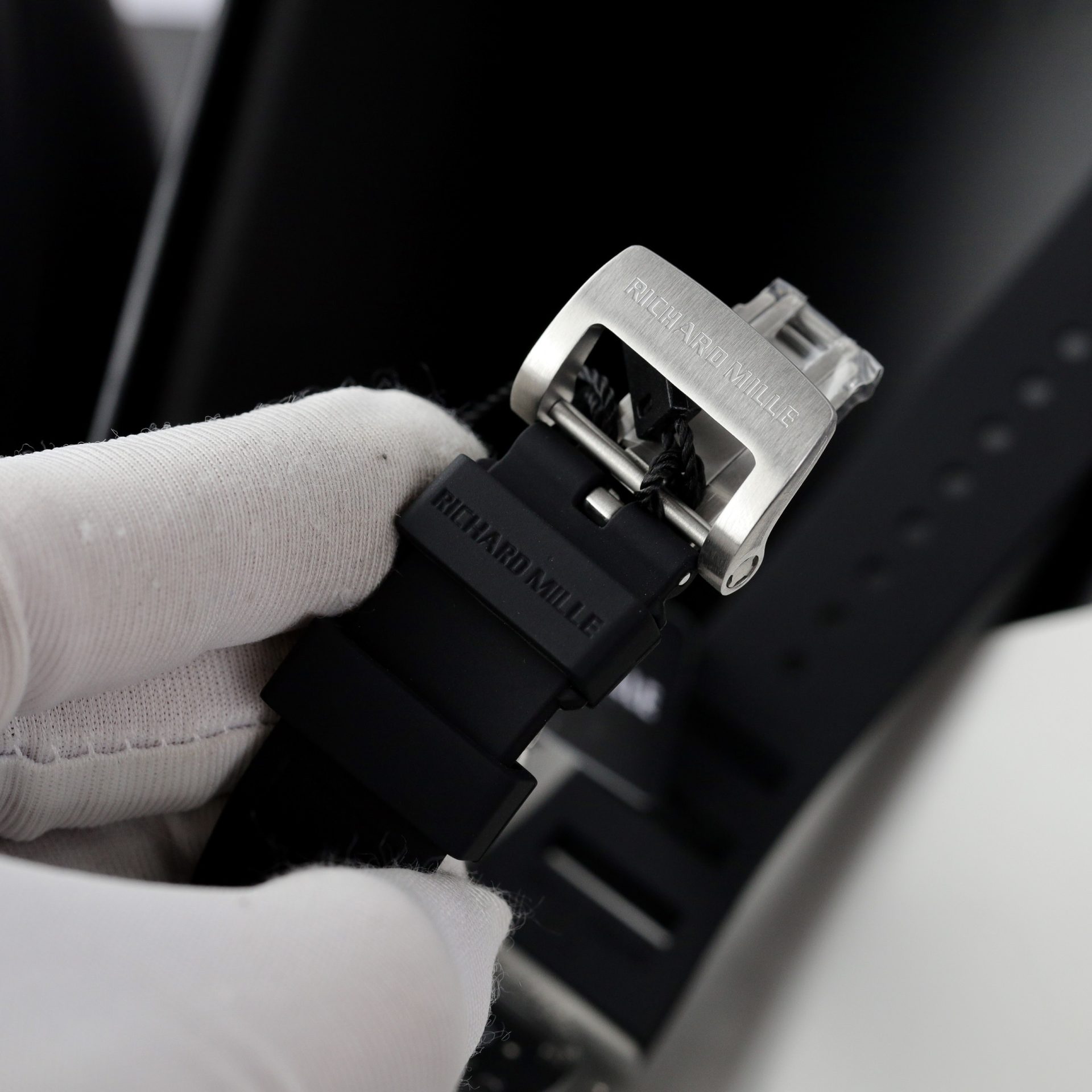 Richard Mille Replica Watch RM51-02 Rhinestone Rubber Strap 40mm - Soul Replicas