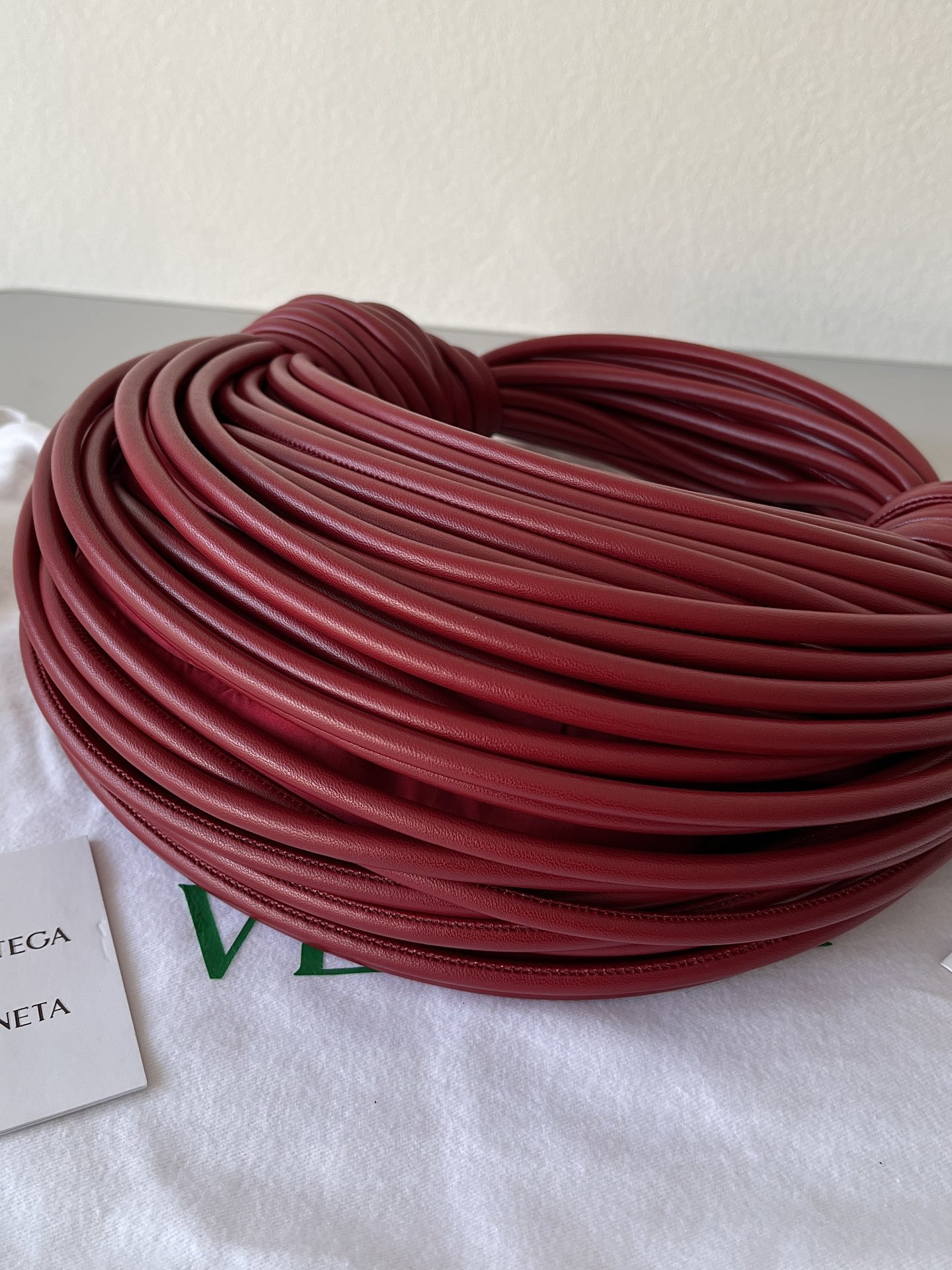 Bottega Veneta Double Knot Red. For Women. Women-s Bags 9.8in/25cm - Soul Replicas