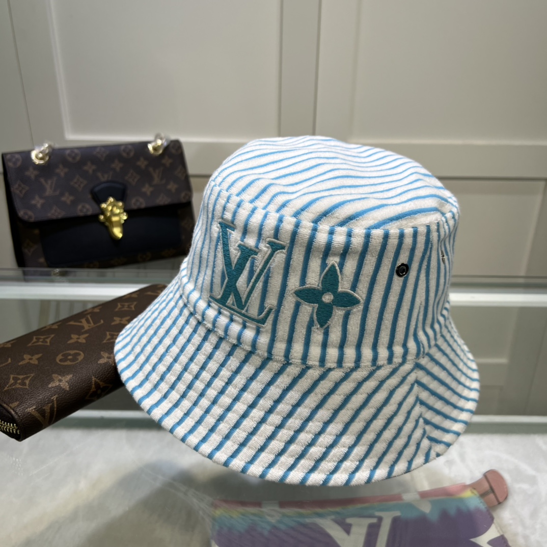 Louis Vuitton Graphical Bucket Hat White LV Cap - Soul Replicas