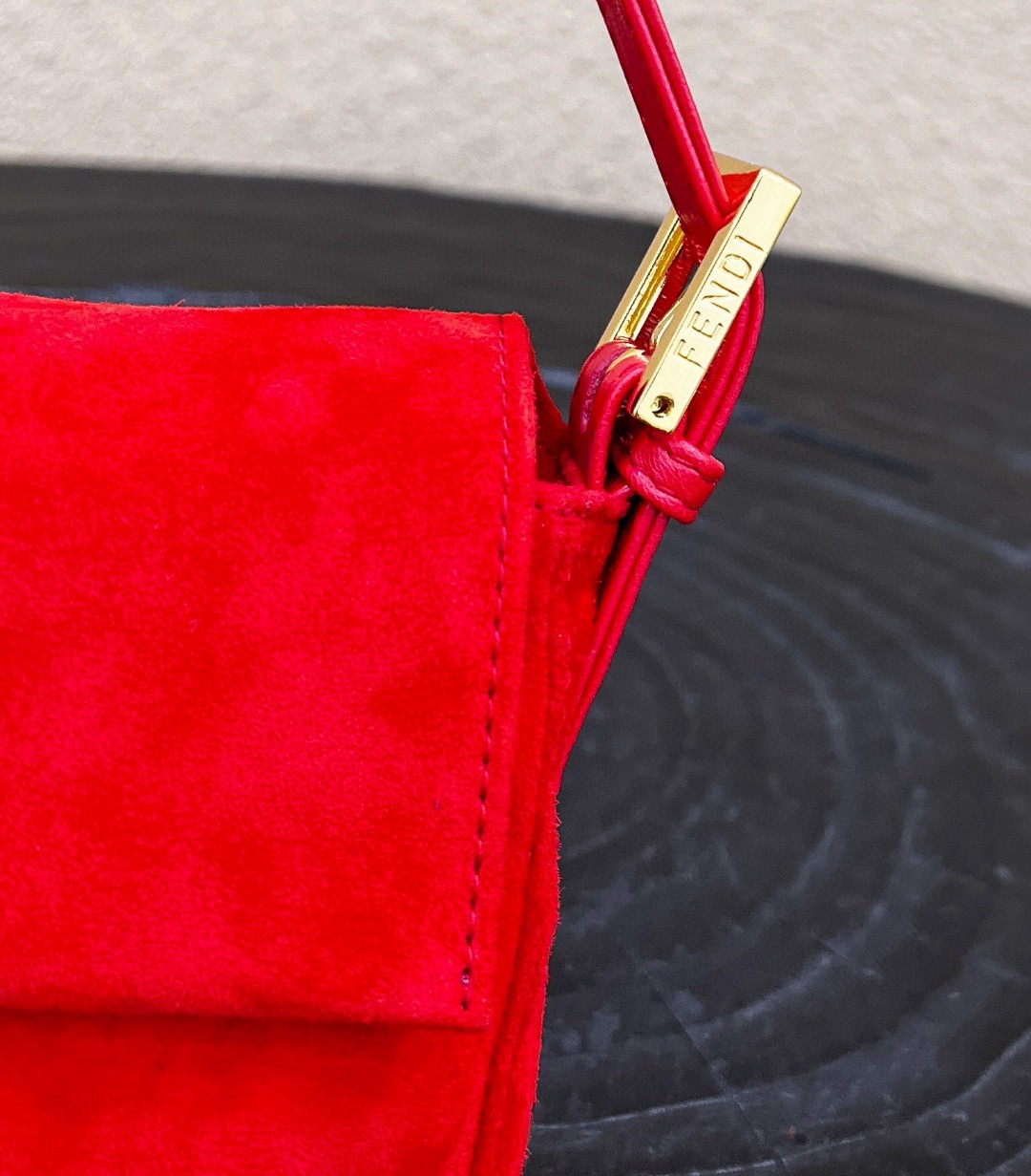 Fendi Baguette Red Bag For Woman 25cm/9.5in - Soul Replicas