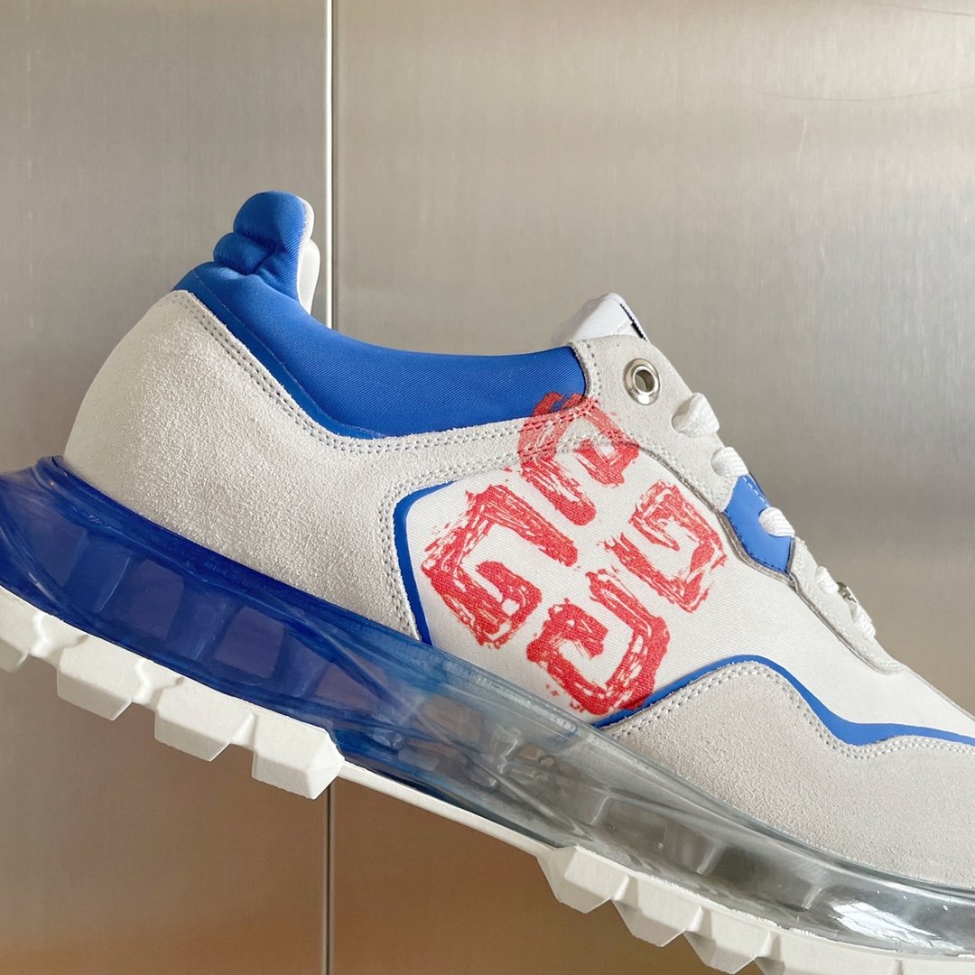 Givenchy Air Cushion Sneakers Blue For Men GVC - Soul Replicas