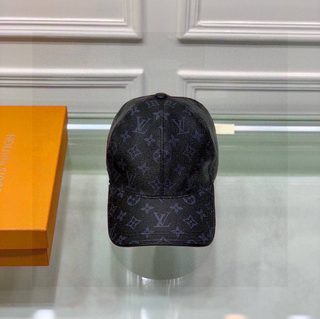 Louis Vuitton LV Get Ready Cap Monogram Black LV Cap - Soul Replicas