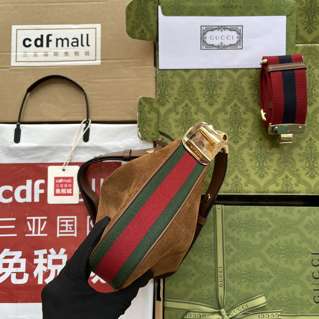 Gucci Atache Small Shoulder Bag Dark Brown For Women. Women-s Bags 9in/23cm Gucci ‎ - Soul Replicas