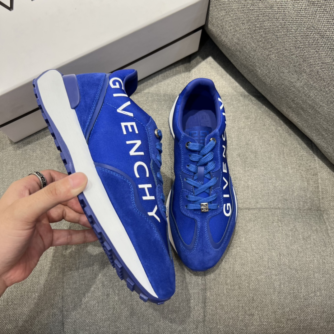 Givenchy GIV Runner Sneakers Blue For Men GVC - Soul Replicas