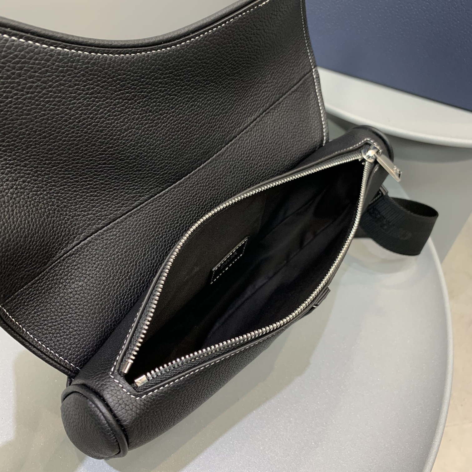 Christian Dior Saddle Bag Black For Women 10in/26cm CD - Soul Replicas