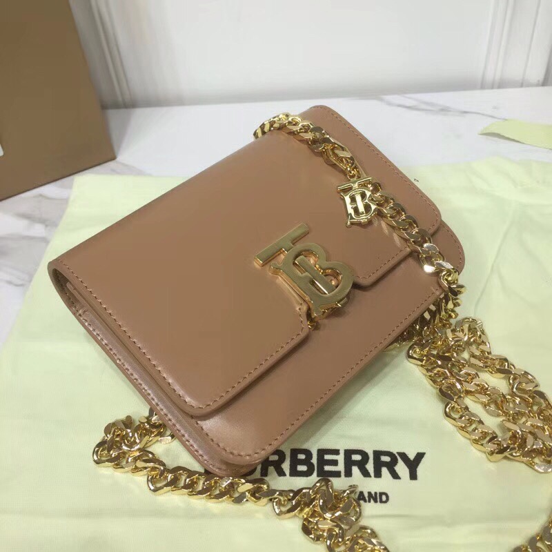 Burberry Tb Chain Belt Bag Brown For Women. Women-s Bags 6.6in/17cm - Soul Replicas